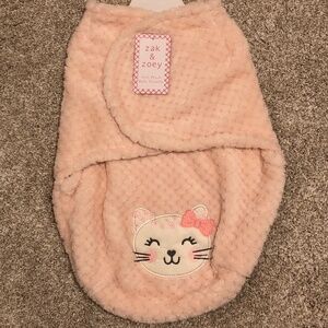 Zak & Zoey soft plush Baby Swaddle- NWT